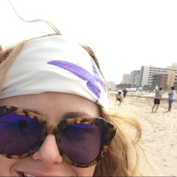 HANAE MORI silk butterfly scarf/head band - Picture 3 of 8